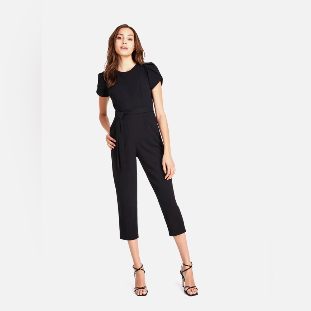 Calvin Klein Elegant Black Sparkly Jumpsuit